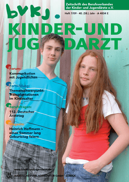 mediadaten kinder und jugendarzt, anzeigenpreise kinder und jugendarzt, Herausgeber kinder und jugendarzt, media-informationen kinder und jugendarzt, kinder und jugendarzt, kinderarzt, jugendarzt, kinderarzt zeitschrift, bvkj zeitschrift, berufsverband der kinder- und jugendärzte ev, pädiatrie, pädiater zeitschrift