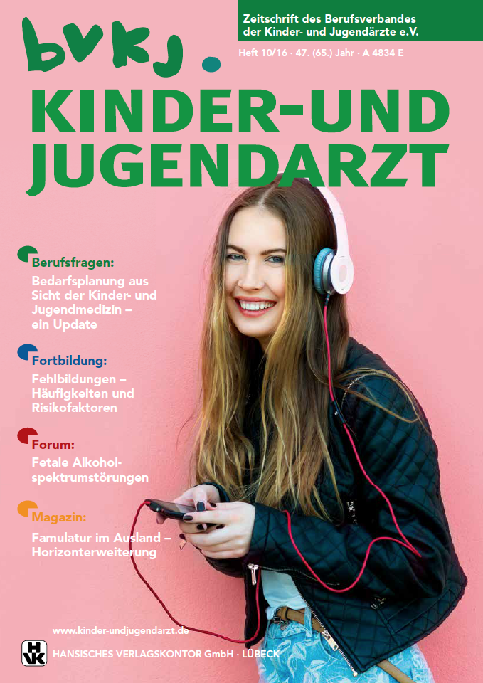 mediadaten kinder und jugendarzt, anzeigenpreise kinder und jugendarzt, Herausgeber kinder und jugendarzt, media-informationen kinder und jugendarzt, kinder und jugendarzt, kinderarzt, jugendarzt, kinderarzt zeitschrift, bvkj zeitschrift, berufsverband der kinder- und jugendärzte ev, pädiatrie, pädiater zeitschrift