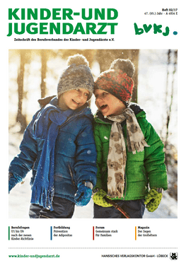 mediadaten kinder und jugendarzt, anzeigenpreise kinder und jugendarzt, Herausgeber kinder und jugendarzt, media-informationen kinder und jugendarzt, kinder und jugendarzt, kinderarzt, jugendarzt, kinderarzt zeitschrift, bvkj zeitschrift, berufsverband der kinder- und jugendärzte ev, pädiatrie, pädiater zeitschrift