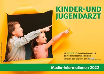 Kinder- und Jugendarzt Zeitschrift des Berufsverbandes der Kinder- und Jugendärzte e. V. Fachzeitschrift für alle in Klinik und Praxis tätigen Pädiater sowie alle Ärzte und Ärztinnen, die in der Kinder- und Jugendmedizin und deren Spezialgebieten arbeiten. Der „Kinder- und Jugendarzt“ ist das offizielle Organ des Berufsverbandes der Kinder- und Jugendärzte (BVKJ) und damit seiner mehr als 10.000 Mitglieder.