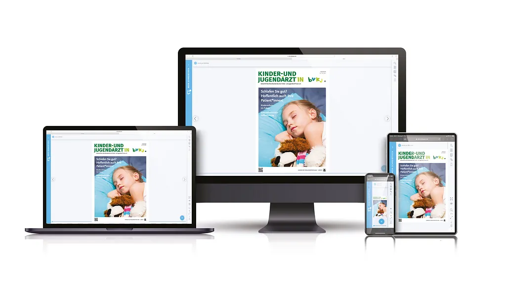 Kinder- und Jugendarzt Zeitschrift des Berufsverbandes der Kinder- und Jugendärzte e. V. Fachzeitschrift für alle in Klinik und Praxis tätigen Pädiater sowie alle Ärzte und Ärztinnen, die in der Kinder- und Jugendmedizin und deren Spezialgebieten arbeiten. Der „Kinder- und Jugendarzt“ ist das offizielle Organ des Berufsverbandes der Kinder- und Jugendärzte (BVKJ) und damit seiner mehr als 10.000 Mitglieder.