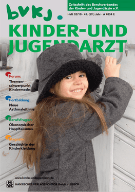 mediadaten kinder und jugendarzt, anzeigenpreise kinder und jugendarzt, Herausgeber kinder und jugendarzt, media-informationen kinder und jugendarzt, kinder und jugendarzt, kinderarzt, jugendarzt, kinderarzt zeitschrift, bvkj zeitschrift, berufsverband der kinder- und jugendärzte ev, pädiatrie, pädiater zeitschrift