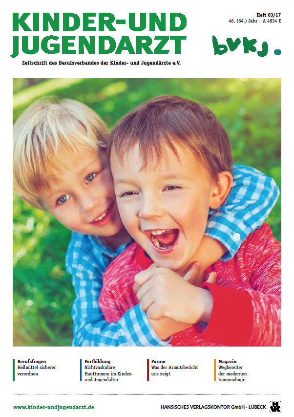 mediadaten kinder und jugendarzt, anzeigenpreise kinder und jugendarzt, Herausgeber kinder und jugendarzt, media-informationen kinder und jugendarzt, kinder und jugendarzt, kinderarzt, jugendarzt, kinderarzt zeitschrift, bvkj zeitschrift, berufsverband der kinder- und jugendärzte ev, pädiatrie, pädiater zeitschrift